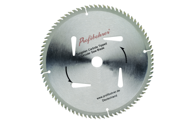 250 mm tungsten carbide tipped saw blade for aluminium 250x30 mm T60